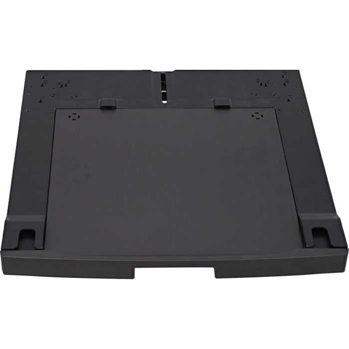 Skalbyklės ir džiovyklės sujungimo komplektas su ištraukiama lentyna - tamsiai pilkas