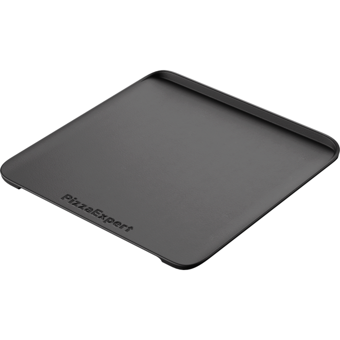 Cast iron tray - perspective view