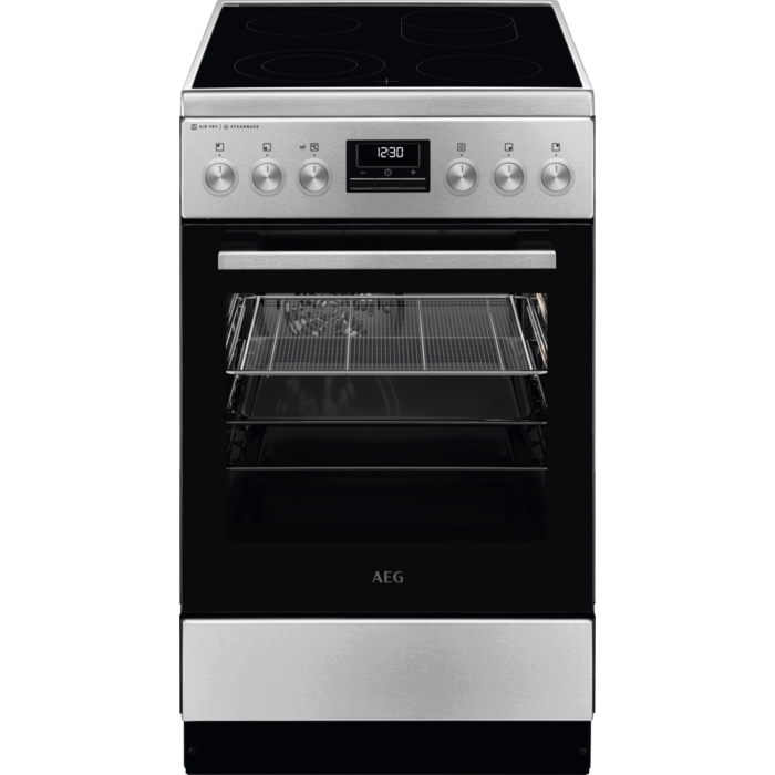 Elektrinė viryklė su elektrine orkaite 6000 serija „SteamBake“ 50 cm